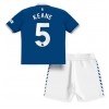 Everton Michael Keane #5 Heimtrikot 2023-24 Kurzarm (+ kurze hosen)